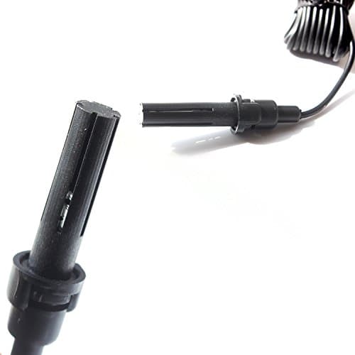 Ytian LCD Tuner Numérique Intégré Thermomètre Hygromètre avec Sonde Externe pour Couveuse Aquarium Volaille Reptile Noir