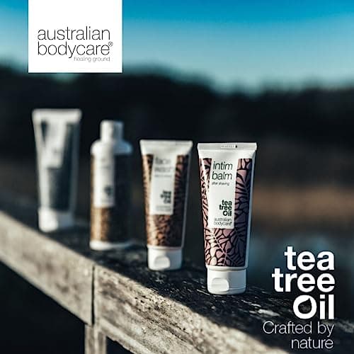 Nettoyant pour la peau professionnel 500 ml | Gel douche à l'huile de tea tree et à la rose | Gel douche pour le corps | A un effet adoucissant | Idéal pour les peaux impures et les boutons