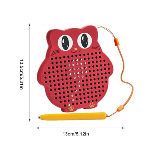 Planche à dessin pour, tableau magnétique pour - Tapis de dessin interactif rouge, jouets magnétiques | Tableau magnétique effaçable, ensemble de jeu éducatif, tablette magnétique réutilisable, jouet