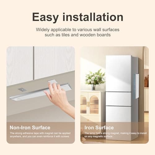 GY Lampe d'Armoire 30cm Lot de 2, Lumiere Detecteur de Mouvement Interieur 6500K Blanc Froid, 150LM Dimmable, Lampe LED Rechargeable 1500mAh pour Placard, Eclairage Cuisine, Veilleuse Escalier