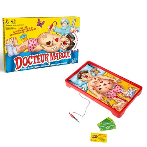 Habro Gaming Docteur Maboul, Jeu de Société Électronique Cartes et Bobos Rigolos, Activité pour Enfants dès 6 Ans, Amusants pour Filles et Garçons, Cadeau de Noël pour la Famille
