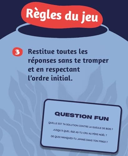 TOUBLITOU – Jeux de société Famille et Amis – 220 Cartes pour Tester sa mémoire immédiate – Jeu de Carte Adulte – idée Cadeau – Nouvelle Version
