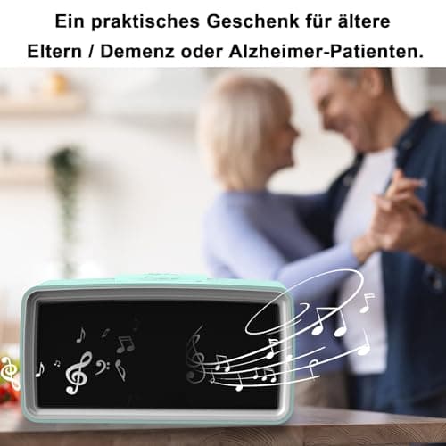 (Nouveau) iGuerburn 32GB Lecteur de Musique Mp3 pour Personnes âgées, Boîte à Musique Simple Mp3 pour Les Personnes Atteintes de Démence ou Alzheimer - 25 cm x 11 cm x 12 cm