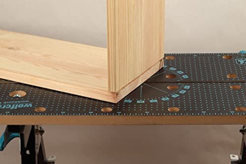 wolfcraft 4640000 - Guide de Perçage Bois - Gabarit pour assemblage bois - Tourillons Ø 6