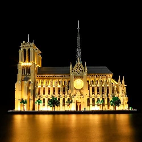 LIGHTAILING Jeu de Lumières pour Lego-21061 Notre-Dame de Paris - Modèle en Blocs De Construction - Ne Figurant Pas sur Le Modèle