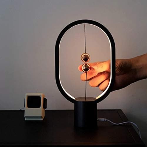 Hztyyier Lampe de Bureau LED pour ChambreMaison, Bureau, Balance Lamp Office Supplies, Touch Dimmer Balance Magnetic Lamps Lampe de Table LED24.8 * 14 * 5.5CM Office Supplies