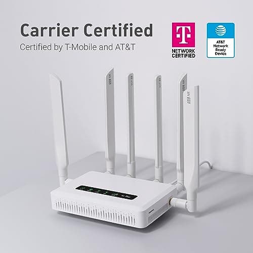 GL.iNet GL-X3000 (Spitz AX) 5G NR AX3000 Cellular Gateway Router, Wi-FI 6, Multi-WAN, & Detachable Antennas, Dual-SIM, OpenVPN & WireGuard Client/Server, OpenWrt, MU-MIMO, Secure RV Internet