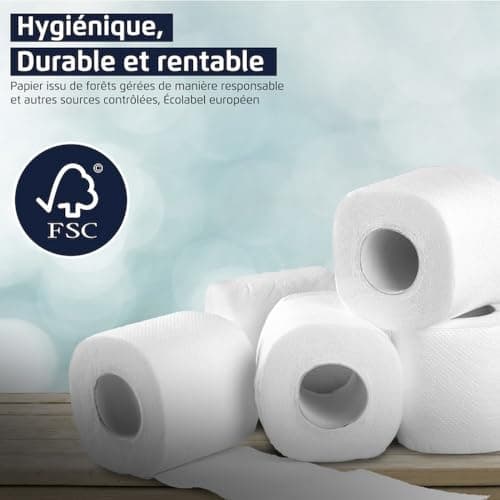 Papier toilette 2 épaisseurs Kleenex 8438 - 96 petits rouleaux x 250 feuilles (24 000 au total)