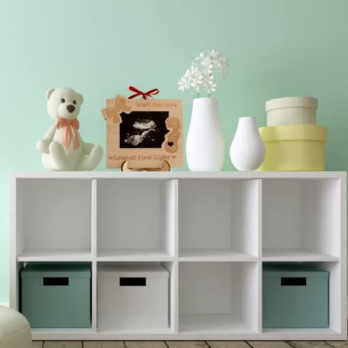 Heart's Sign Cadre échographique « Love at First Sight » | Cadeau pour future maman et maman enceinte | Cadres photo sonogramme | Cadeau pour nouvelle maman pour femme