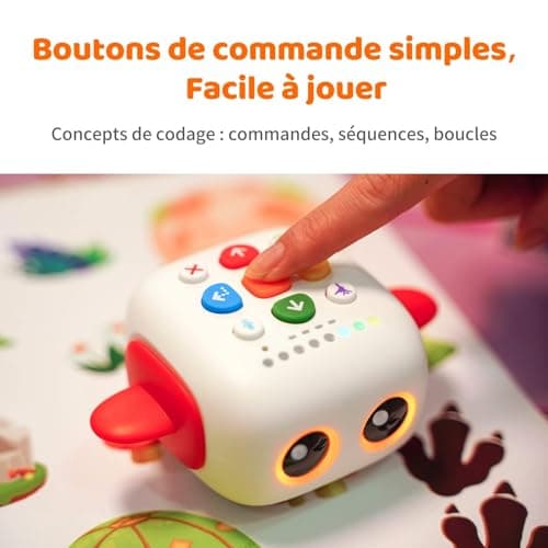 Matatalab TaleBot Pro Coding Robot pour Enfants de 3 à 5 Ans, Jouets Éducatifs d'Apprentissage, Jouets STEM Interactifs, Jouets sans Écran pour que les Enfants Apprennent les Bases de la Programmation