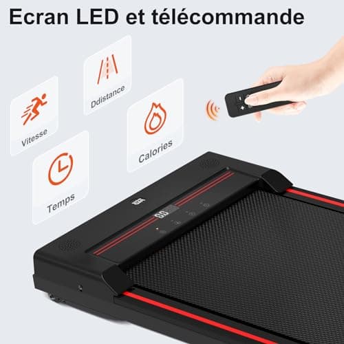 Sperax Tapis de Marche, Tapis de Course, Walking Pad Silencieux Exercice à Domicile et au Bureau