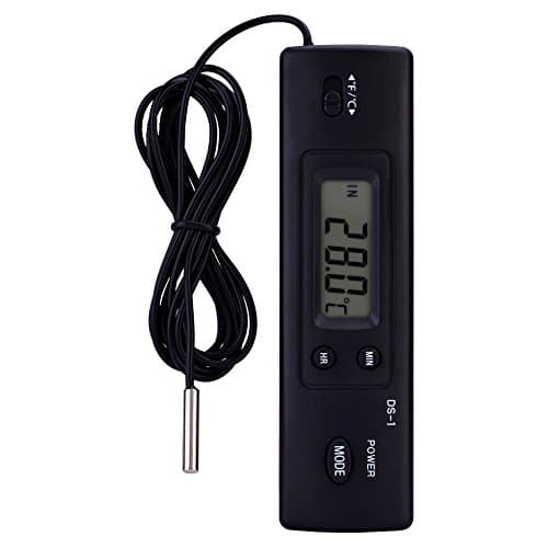 Capteur de sonde de thermomètre de compteur de température électronique LCD Digital Delaman câblé pour réfrigérateur