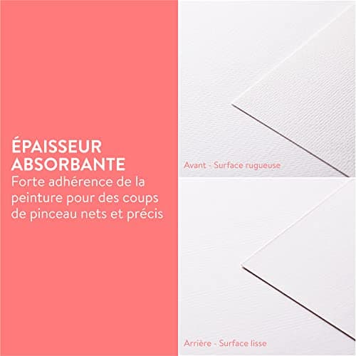 int!rend Carnet de Papier Aquarelle A6-60 Feuilles 300g - inclus 1 Stylo Pinceau à Réserve d'Eau - Materiel Dessin pour Peinture Aquarelle