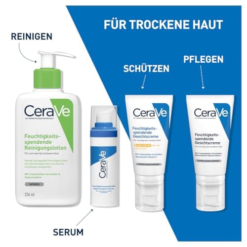 CeraVe - Sérum Hydratant à l'Acide Hyaluronique - Nourrit, Hydrate et Apaise - Diffusion Continue des Actifs - Aux 3 Céramides & Vitamine B5 - Tous Types de Peau - 30 ml