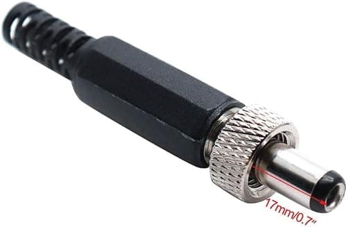 RUNCCI-YUN DC 5.5mm x 2.1mm Connecteur Alimentation 12V kit,10pcs Panneau Monture Connecteur+10PCS Connecteur Plug DC 12v onnecteur Alimentation À Souder+10PCS Capuchon en Caoutchouc