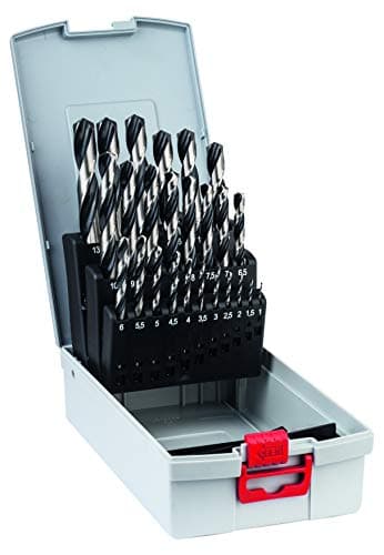 Bosch Professional Ensemble de 25 forets hélicoÏdaux HSS PointTeQ (pour métal, ProBox, accessoires pour perceuses-visseuses)