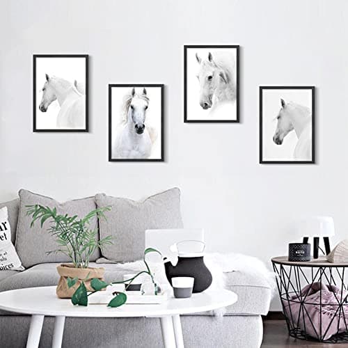 Cadre Photo A3 Set de 2 Cadres Photo en Bois Massif Noir Avec Vetro di plastica pour Galerie Certificat Document Maison Décoration (29.7x42 cm)