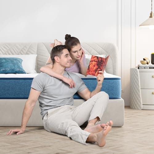 wowttrelax Matelas Hybride Premium 140x200cm - 20cm d'épaisseur, Ressorts Ensachés Indépendants + Mousse à mémoire de Forme, 7 Zones de Confort, Support à Haute résilience, Respirant et Antibactérien