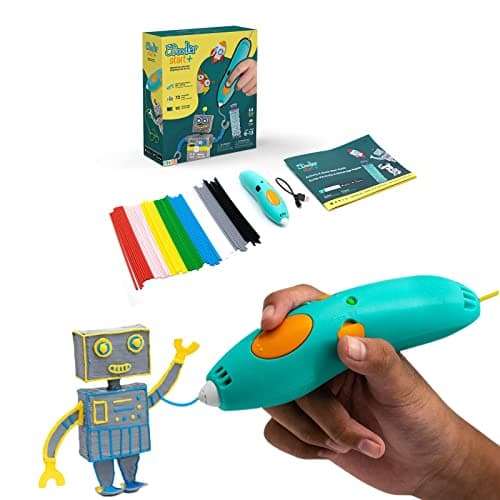 3Doodler Start+ Essentials Ensemble de Stylo 3D pour Enfants, Ensemble d'Activités Artistiques à Apprendre à la Maison, Jouet Éducatif STEM pour Garçons et Filles de 6 Ans et Plus