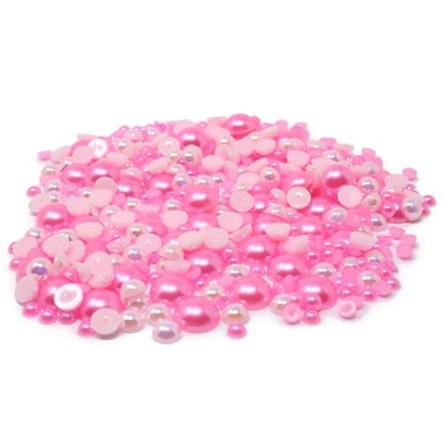 Special Touches Lot de 500 mini perles en résine pour création de cartes Rose