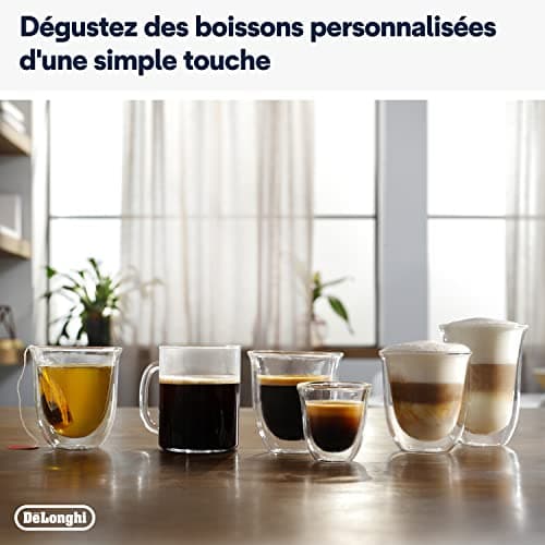 De'Longhi Magnifica Evo Machine a Café Grain ECAM292.81.B, Machine Expresso et Cappucino, 1.8L, 1450W, Noir [Exclusif Amazon]