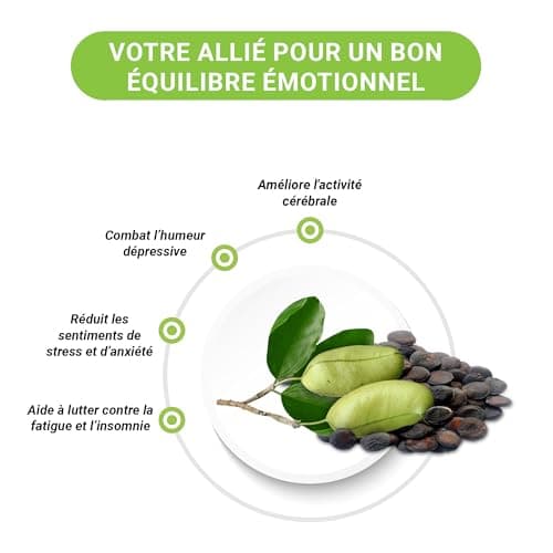 5-HTP de Griffonia * 510 mg / 60 comprimés * origine naturelle à libération prolongée * équilibre émotionnel