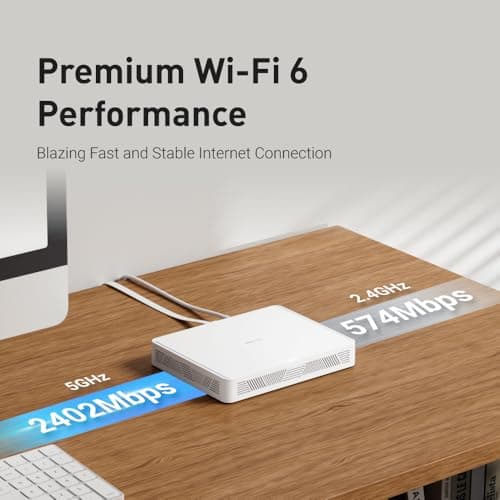GL.iNet GL-B3000 (marbre) Wi-Fi 6 Home Router, Cadre photo mural AX3000, double bande, support OpenVPN et WireGuard, contrôle parental à domicile, OpenWrt, 3 ports Gigabit Ethernet