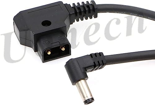 Uonecn Câble d'alimentation Dtap vers angle droit DC 2,1 mm 12 V pour moniteurs LCD KiPRO Lectrosonic Lowel Blender LED Power Tap-Lectro Dispositifs