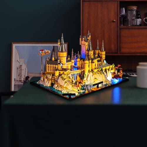 Kit d'éclairage LED compatible avec Lego 76419 Poudlard Castle and Grounds (pas de Lego), kit d'éclairage décoratif compatible avec Lego Poudlard Castle and Grounds Jouet créatif - Version standard