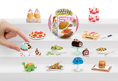 MGA's Miniverse Make It Mini Food - Diner Series 3 - Minis à Collectionner Dans un Emballage Aveugle Mystère - Jeu en Résine DIY - Réplique d’Aliments, NON COMESTIBLE - Collectionneurs et + de 8 ans