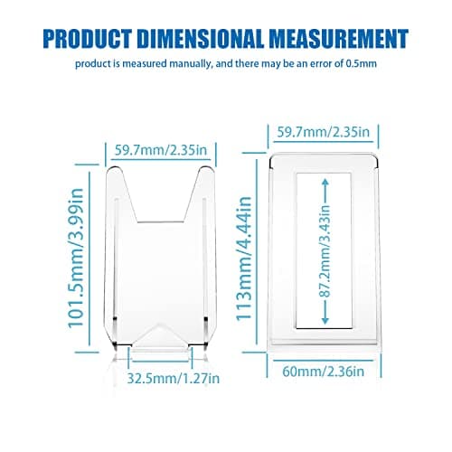 AIVORO 6 PCS Support Assiette Decorative Transparent Plastique, Presentoir Livre, Chevalets et Support Assiette ou Porte Assiette Support Cadre Photo
