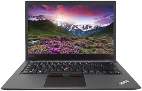 Lenovo ThinkPad T470 14" Full HD 1920 x 1080 Intel Core i5 7200U 256 Go SSD 8 Go RAM Windows 11 Home Webcam Ordinateur portable (reconditionné), noir anthracite