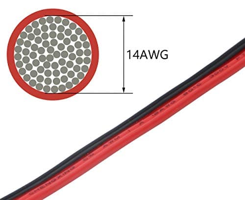 CERRXIAN - Adaptateur allume-cigare femelle vers SAE 12/24 V - déconnexion rapide - calibre 14 AWG