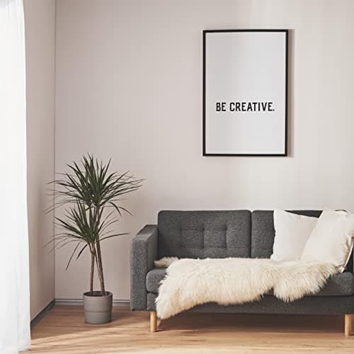 Peau de Mouton/Agneau 100%, Doux et Moelleux, idéal pour Le Salon, la cheminée, la Chambre ou la Chambre d'enfant, Blanc - Taille XL 110-120 cm