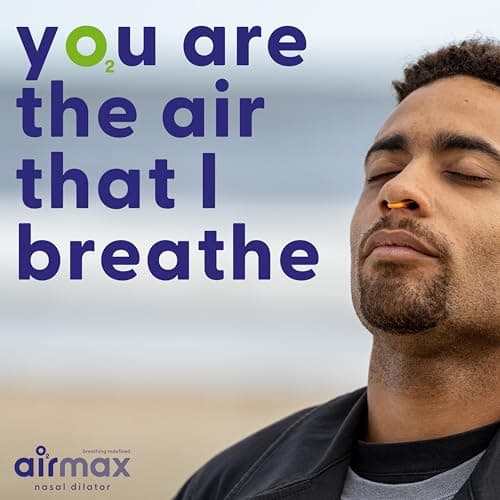 Airmax | Dilatateur nasal | Contre la congestion nasale | Réduit le ronflement - Pack 3 mois - 1X Taille Medium - Recommandé par les médecins ...