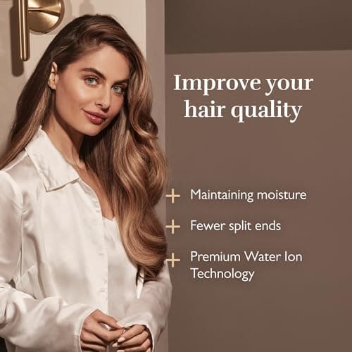 Silk'n - Sèche-cheveux - SilkyAir Pro - Avec technologie hydra-ionic de pointe pour réduire les frisottis - 11,7x3,8x25,4 cm - Or Rose
