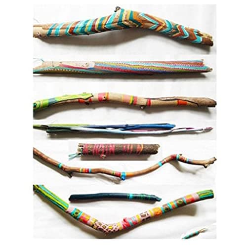 dailymall 50 Branches de Bois Flotté Naturel Bâtons Rustique Pièces Artisanat Bois Bricolage - 20cm