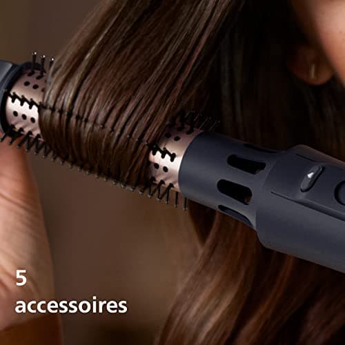 Philips série 5000 - Brosse soufflante avec 5 accessoires de stylisation (modèle BHA530/00)
