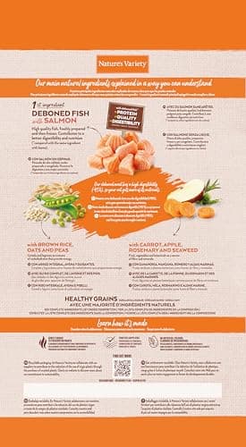 Nature's Variety Original - Croquettes pour Chats Adultes Stérilisés au Saumon sans arêtes - 3kg