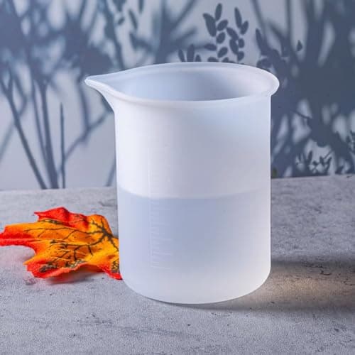3 Pièces Tasses à Mesurer Silicone Set, 30/50/100ml Antiadhésives Mesurer Gradué pour le Savon Liquide, le Détergent Liquide, Tasses à Mélanger pour Bricolage, Travaux Manuels