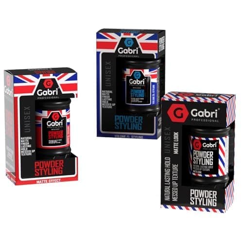 Gabri Poudre coiffante 21 g | Poudre de poussière épaississante volumisante | Tenue flexible | Aspect mat | Contrôle maximal | Poudre texturisante pour homme et femme (Volume Styling, 21g)