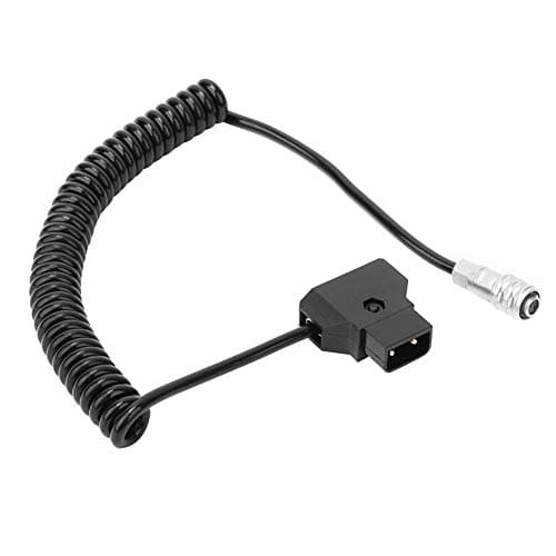 Cordon d'alimentation de la caméra, câble CC à 4K 2 Broches Pièces de Rechange pour caméra Blackmagic Pocket Cinema 4K / Gold Mount V Mount Battery P Tap