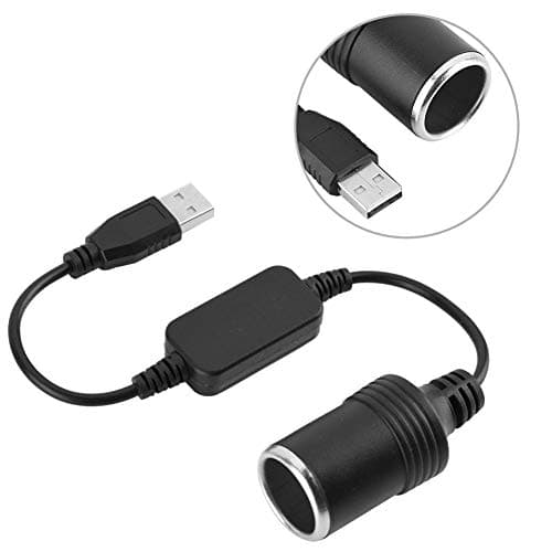 Mugast 12V USB Car Cigarette Lighter, Adaptateur de Prise Allume-Cigare Femelle de Voiture