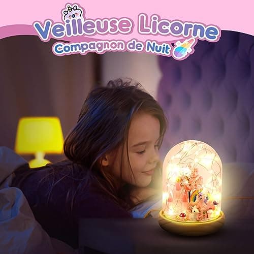 HappyGoLucky Licorne Jouet, Cadeau Noel Cadeau Fille 3-12 Ans Anniversaire Licorne Jouet Fille 3-12 Ans Jeux Enfant 3-12 Ans Cadeau Enfant 3-12 Ans Activité Manuelle Enfant Jeux Fille 3-12 Ans