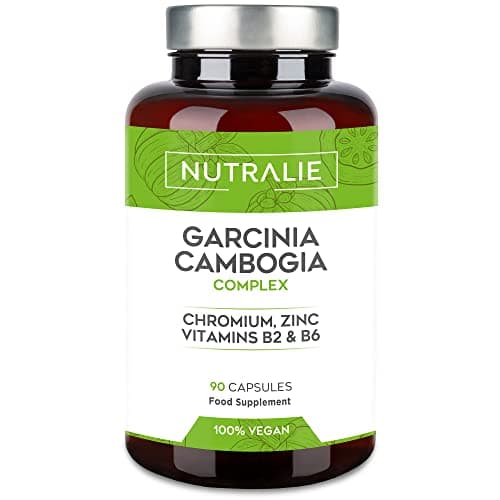 Garcinia Cambogia Extra Fort - 2000mg 60% HCA - 90 Capsules - Effective Puissant Rapide - Chrome + Zinc + B2 + B6 - pour Femmes et Hommes - 90 Capsules Nutralie