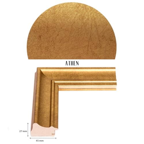 Bildershop-24 Cadre Photo Athen 18x24 cm Or (dekor)