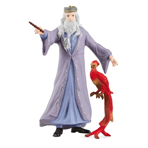 schleich 42637 Dumbledore et Fumseck, dès 6 ans, WIZARDING WORLD - figurine, 11 x 4 x 12 cm