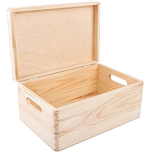 Creative Deco Personnalisé Première Communion Confirmation Cadeau Boite | Boîte à Souvenirs en Bois pour Garçon et Fille | Personnalisés - Calice et Prière du Chapelet | Personnalisable Idée Coffret