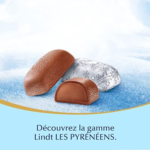 Lindt - Boîte Cadeau LES PYRÉNÉENS - Chocolat au Lait Frais et Fondant - Idéal pour Noël, 204g