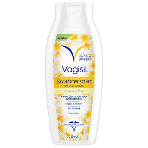 Vagisil Scentsitive Scents Soin Lavant Intime Pour L'Hygiène Féminine Quotidienne, Avec Aloe Vera, Hypoallergénique, Confiance Tout Au Long De La Journée, Parfum De Lilas De Printemps, 250 ml